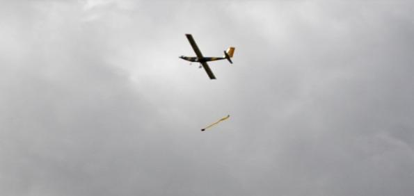 Cedarville's Aero Design plane delivering its payload